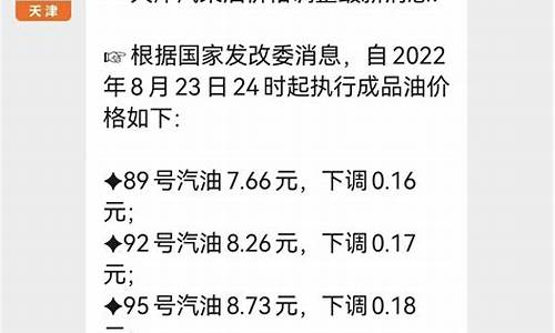 2021年天津油价查询_天津油价走势图