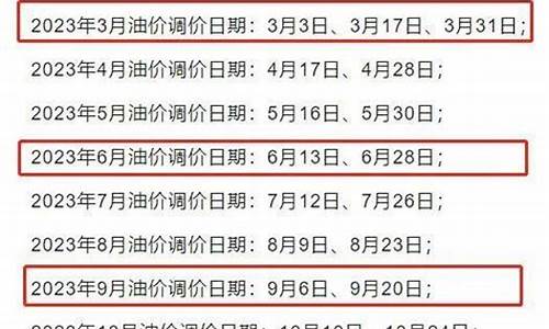 最近气油价调整时间最新消息最新_最近气油价格